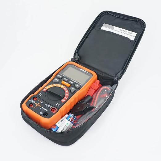 Digital Megohmmeter, Insulation Resistance Tester, 50V/100V/250V/500V/1000V for Electrical Equipment and Insulating Resistance Up to 100GΩ with PI/DAR, Frequency and Low Voltage Test
