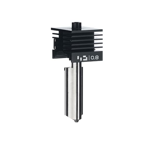 Diamondback Nozzles – Bambu Lab H2/P2/X2 Compatible Complete Hotend Assembly – Solid Diamond Tip 3D Printer Nozzles, Precsions Print, Any Filament, Longer Life, Wear Resistant (0.8mm)