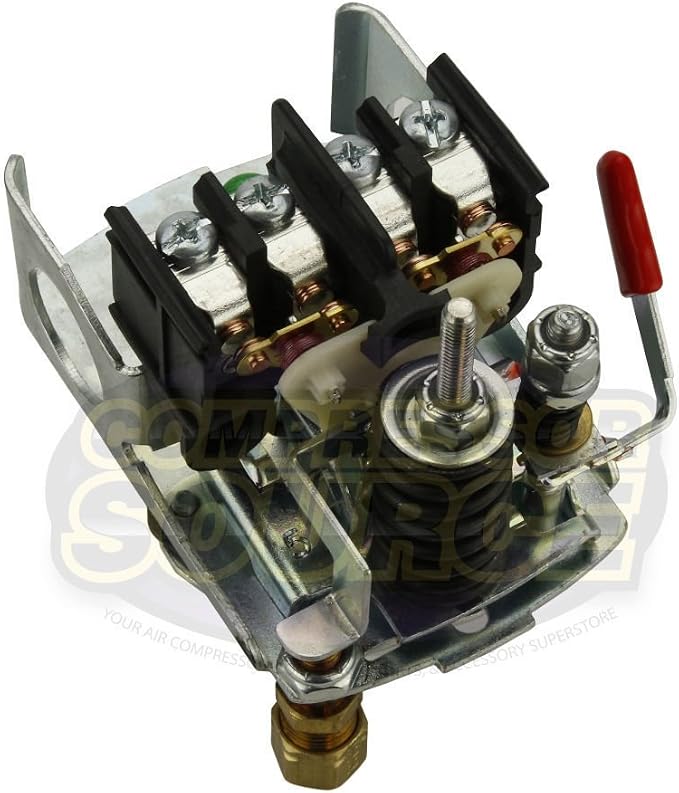 Square D Pumptrol Pressure switch for compressed air compressor 9013FHG12J52M1X 95-125 psi With Unloader & On/Off Lever (Paks)