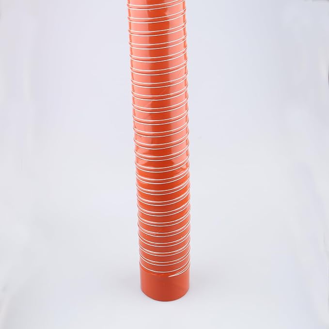 AC PERFORMANCE 3.5" ID Silicone Flexible Brake Cooling Air Ducting Induction Intake Pipe Hose with Cuff, Length 1 Meter (3.3 Feet)