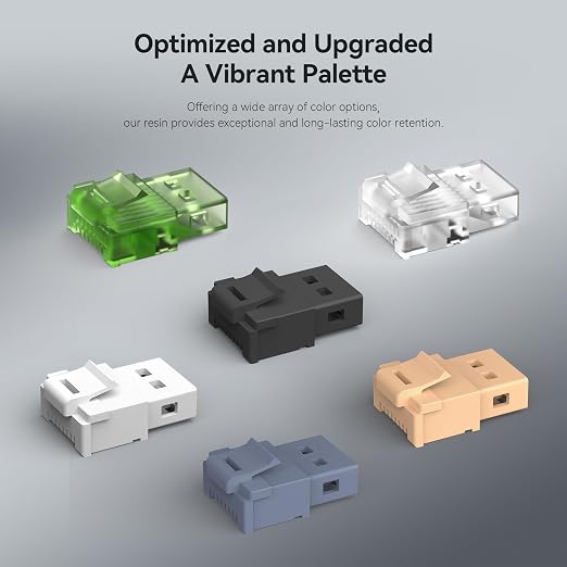ANYCUBIC ABS-Like Resin Pro 2, Upgraded 8K 3D Printer Resin with Enhanced Strength and Toughness, High Precision, Low Odor, Wide Compatibility for All LCD Resin 3D Printers (HD Grey, 1kg)