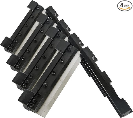 KAKA INDUSTRIAL Vise Mount Metal Brake Bender,8-Inch(200mm) Magnetic Vise for 14Ga. (2mm) Steel & 1/8" Aluminum, Quick-Release for DIY Metalworking & Small Box Fabrication BDS-8 (Pack of 4)