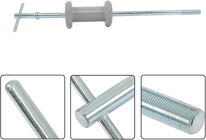 Silscvtt 9-Way Slide Hammer Puller Kit - Auto Wrench Adapter for Axle Bearings, Front/Rear Wheel Hub Remover & Dent Shaft Puller Tool Set