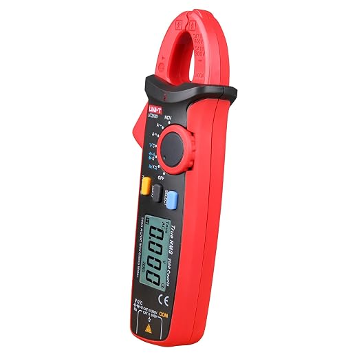 UNI-T AC/DC Clamp Meter UT210D Amp Meter Clamp Multimeter Tester Digital Voltmeter Continuity Tester Capacitor Mini Ammeter HVAC Tool