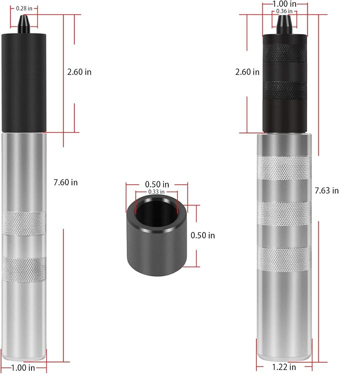 36050 Valve Keeper Remover and Installer Tool Kit Valve Spring Compressor & Retainer Removal and Install Tool for 4.5mm to 7.5mm and 5/16" to 3/8"