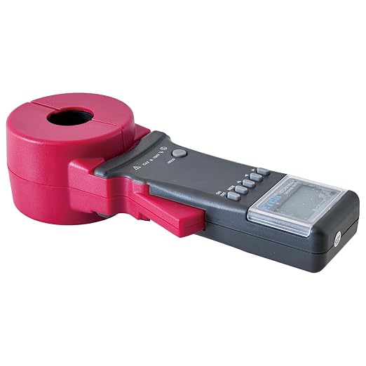 ETCR2100A+ Digital Clamp Ground Earth Resistance Meter Tester 200Ω | Non-contact clamp-on design enables fast loop resistance measurement without disconnecting ground wires, with Φ32mm jaw