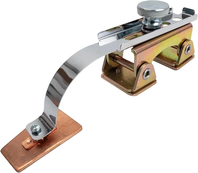 Strong Hand Tools Hole Plug Magnet XL, Hands Free Weld, Pivoting Magnetic V-Pad Base, Spring Loaded Arm, Heat Dissipating Copper Pad, Length: 8.9", AGK450, Strong Hand Tools
