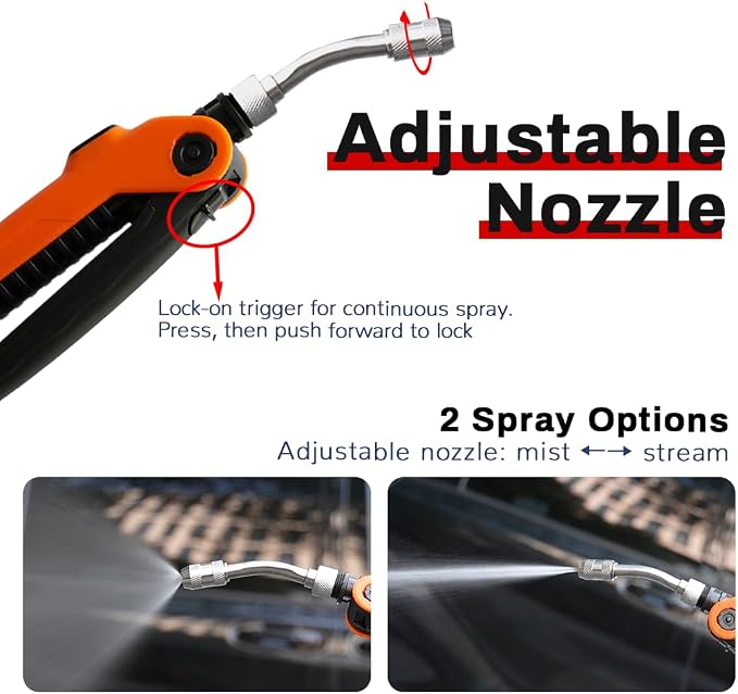 5 Gallon Stainless Steel Sprayer - Industrial-Grade Solution, Tint, PPF Installation Pressurized Tank Cylinder (5 Gallon Dual Output)