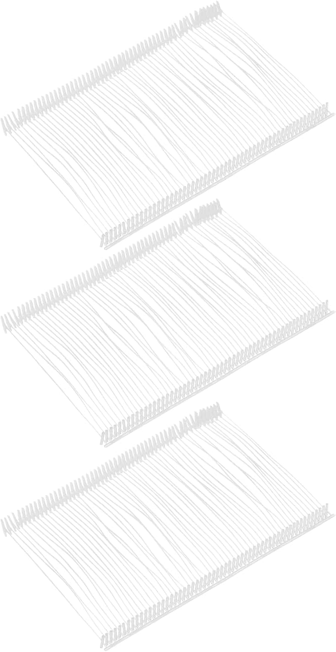 uxcell 5000pcs Standard Tagging Gun Fasteners 65mm Tagging Barbs Pins PP Plastic Tag for Price Tagging Gun, Clothing Tags Gun Attachments for Clothes Bag Fabric, White