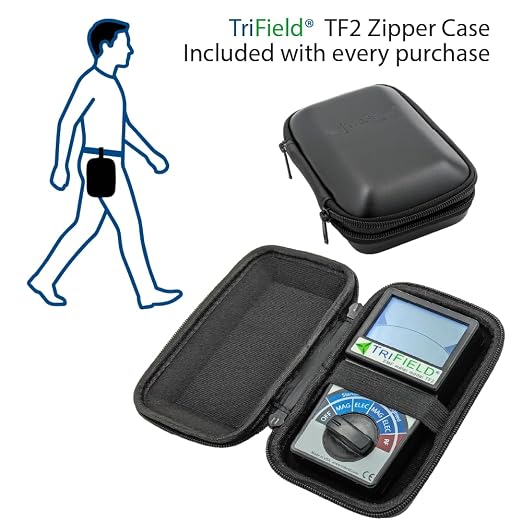 TF2 EMF Pollution Meter – 3-in-1 Magnetic, Electric & RF Field Detection | Made in USA by AlphaLab, Inc. • Unlimited U.S.-based support for all your EMF questions and concerns