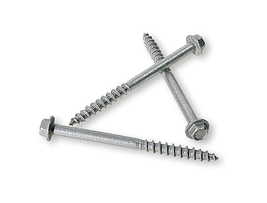 Simpson Strong-Tie SD9112R500 Strong-Drive SD Connector Screw #9 x 1-1/2 in. 1/4-Hex Drive, Mech. Galv. (500-Qty)