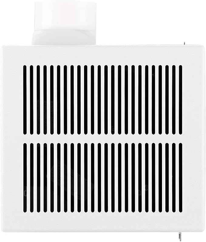 Tech Drive Very Quiet Bathroom fan 50 CFM,1.0Sone,DC Motor,3 Inch Duct | No Attic Access Needed, HVI and Energy Star Certified, Easy to Install,Ceiling Mounted, White