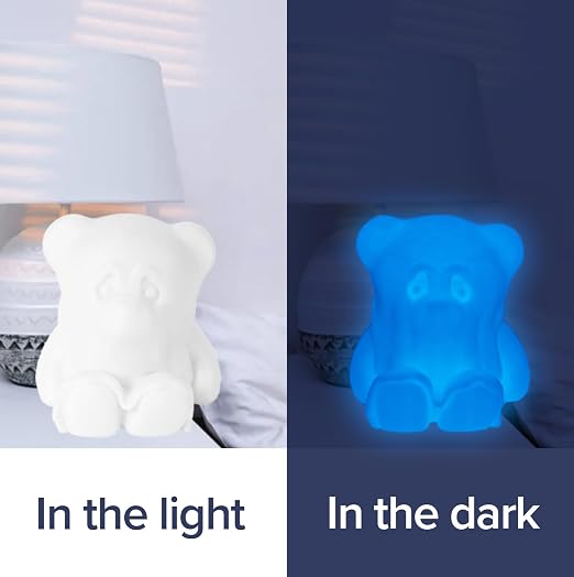 Polymaker Panchroma Glow PLA Filament 1.75mm for 3D Printing, 1kg, Blue | Neatly Wound, Glow in the Dark, Easy Print & Smooth Feeding, Compatible with Bambu Lab & Most 3D Printers