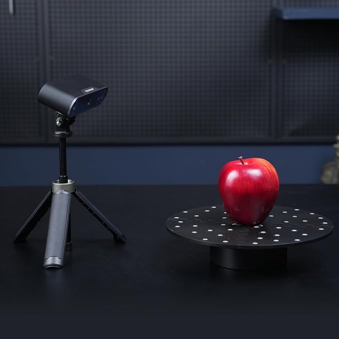 Revopoint Auto Turntable for 3D Scanners, Easy Scanning of Featureless and Small and Medium Objects, Equipped with Marked Top Cover