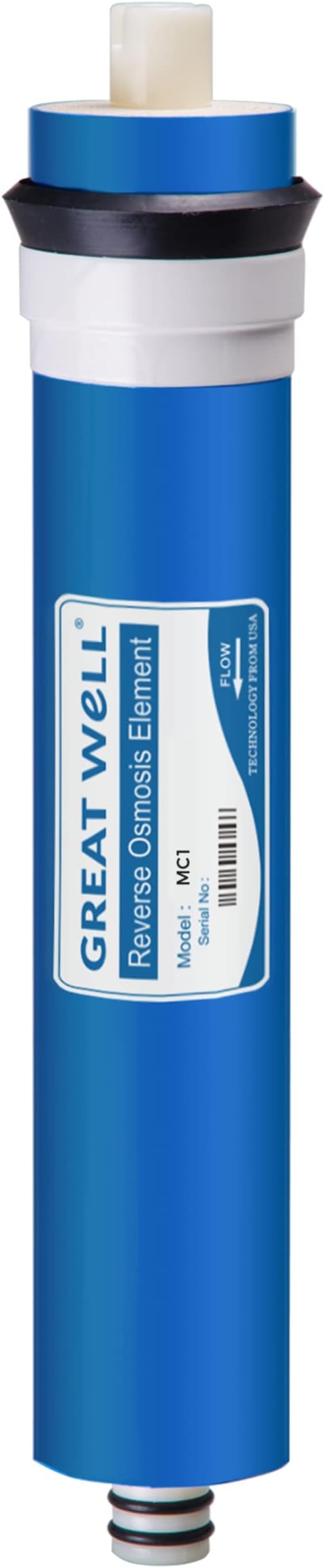 iSpring F7-GAC RO Filter Cartridge Pack + iSpring Greatwell RO Membrane for Standard Under Sink RO Systems