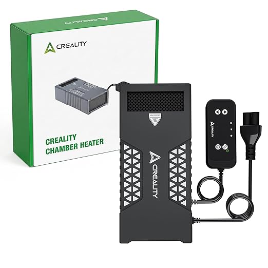 Creality Chamber Heater for 3D Printer Enclosure, Adjustable Hot Air Heater up to 70℃, PTC Enclosure Heater with Overheat Protection & Fan Stall Safety, Filament Dryer Heater for Filament Storage Box