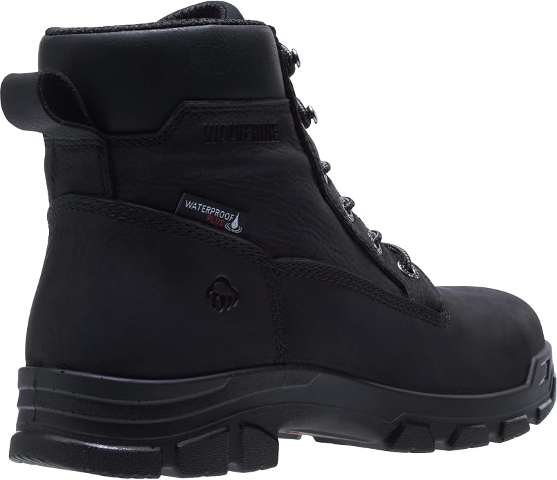 WOLVERINE Men's Chainhand Steel-Toe Waterproof 6" Boot Industrial Shoe