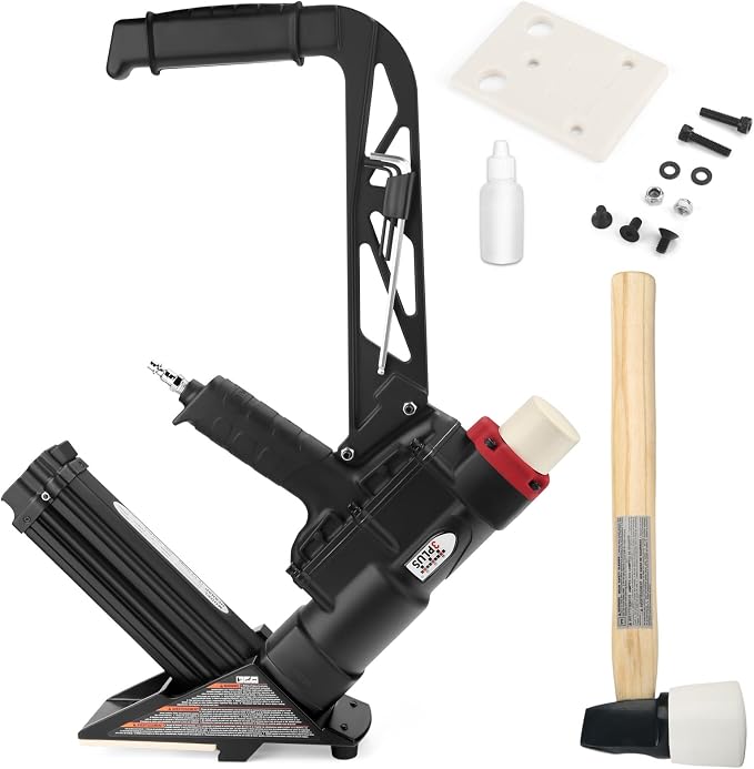 3PLUS HFSNSP 2-in-1 Pneumatic Flooring Nailer/Stapler