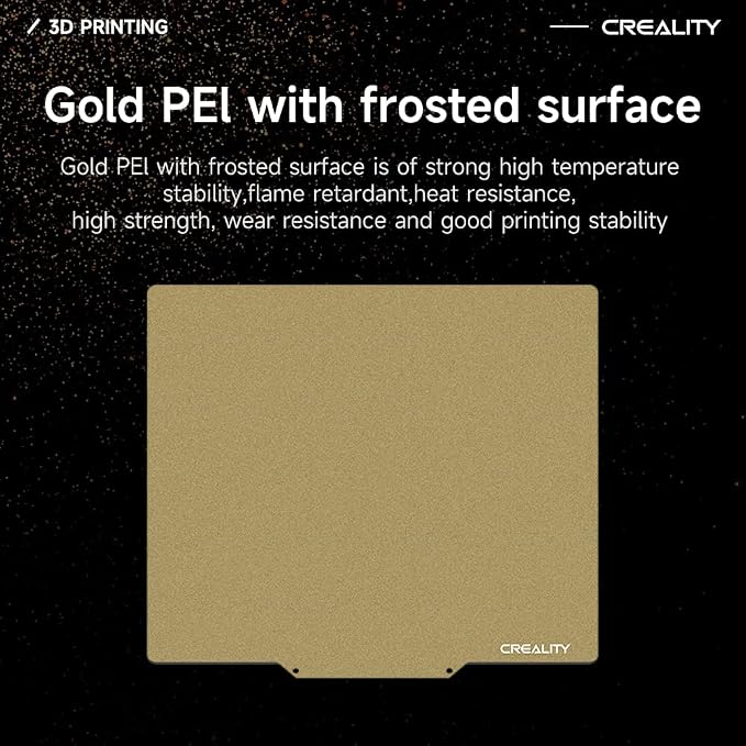 Creality Ender 3 Max Neo Bed Upgrade, PEI Sheet 310 x 320mm Removable Magnetic Flexible Texture Surface Heated Bed Plate Build Surface for CR-10S PRO/CR-10 V2/ CR-10 V3/ CR-X/CR-X Pro/Ender-3 Max