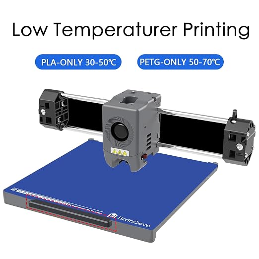 HzdaDeve Upgraded Cool Plate with Handle for AD5X/5M/5M Pro Cold Low Temperature Build Plate Double Sided Smooth Board Sheet Bed PEI Platform for FLASHFORGE 3D Printer (No Heating/No Glue Required)