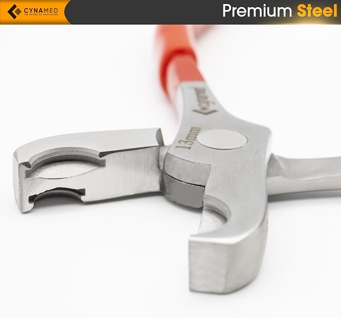 Cynamed Twin Action Decapper Pliers - Perfect for Decapping 8mm and 13mm Crimped Vials and Bottles