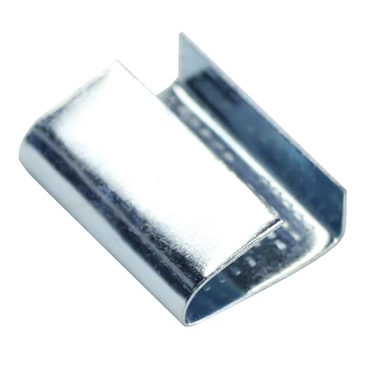 Open Serrated Strapping Seals for 3/4" Polyester Poly Polypropylene Strap Pallet Banding Clips(500)