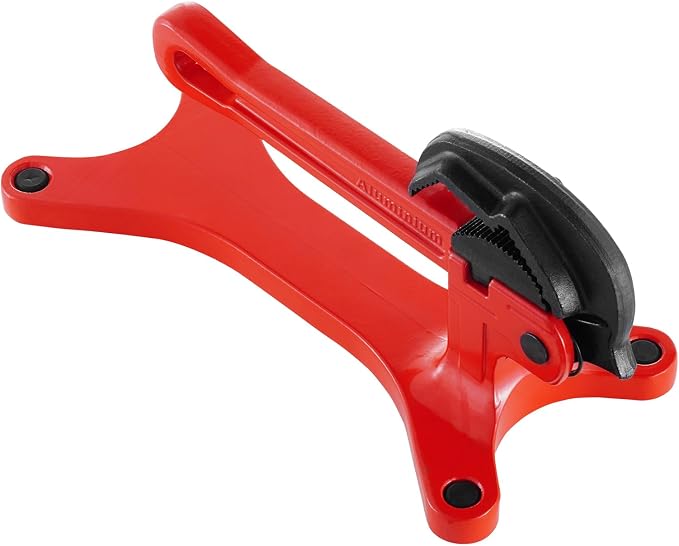 VEVOR Portable Pipe Vise, Lightweight Aluminum Pipe Clamp for 1/8" to 1-1/2" Pipe, Quick Grab Self-Adjusting Wrench for Pipe Cutting, Threading, Clamping, Ideal for Plumbing Repair