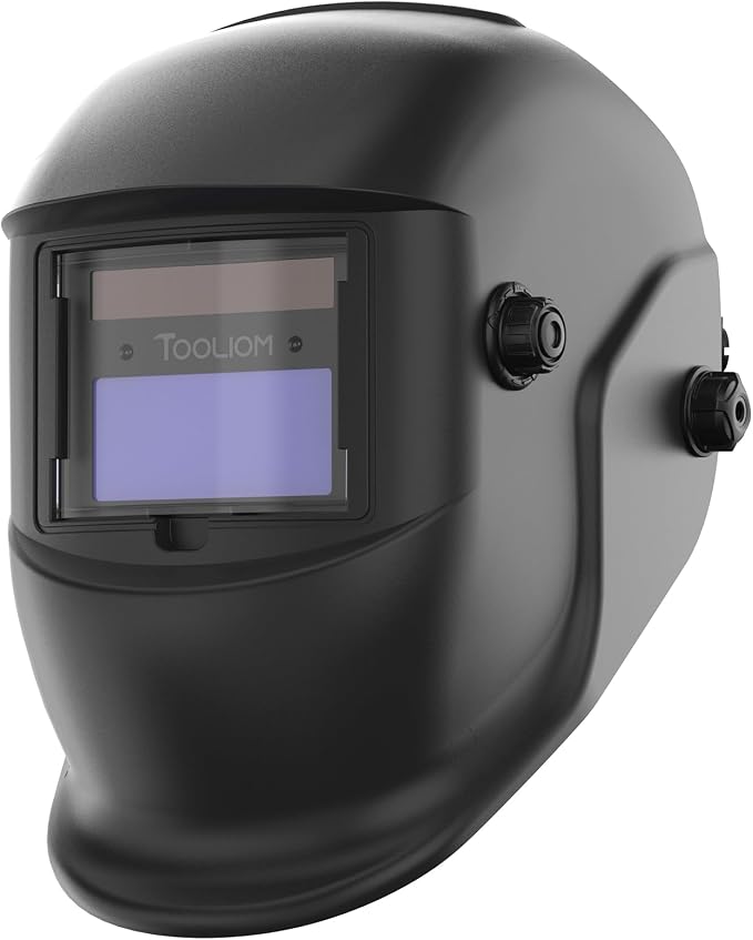 TOOLIOM 135A Gasless Flux Core MIG Welder Flux MIG/Lift TIG/Stick 3 in 1 Welding Machine & Auto Darkening Welding Helmet