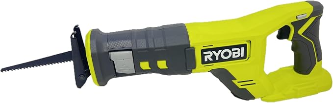 RYOBI ONE+ 18V Cordless Reciprocating Saw - 3,400 SPM Variable Speed, 1 in. Stroke Length, Tool Only (Battery Not Included) - PCL515B | Battery and Charger Sold Separately