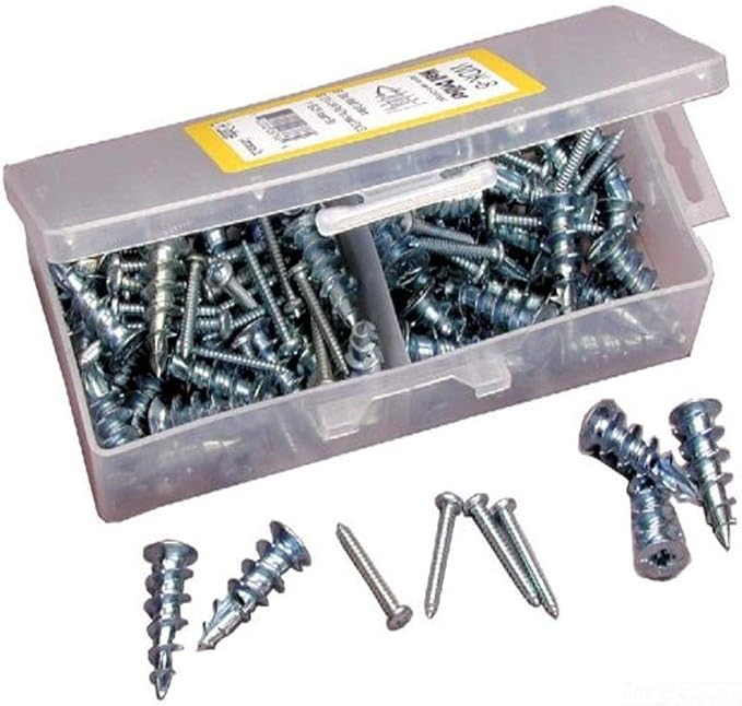 L.H. Dottie WDK8 Wall Driller Kit, 8 by 1-1/4-Inch Length Screw, 8 Anchor, zinc