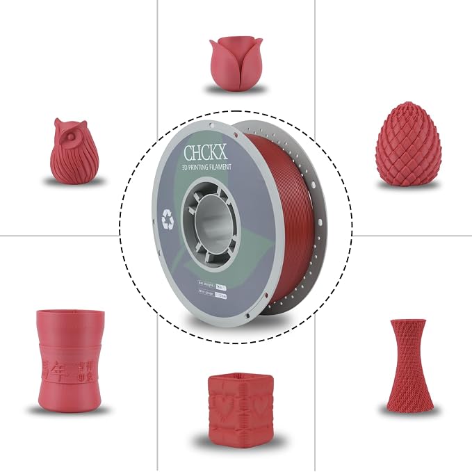 10KG Matte PETG 3D Printer Filament Bundle, 1.75mm PLA Filament for Most FDM 3D Printers,Orange+White+Black+Red+Green+Blue+Yellow+Purple+Skin+Pink