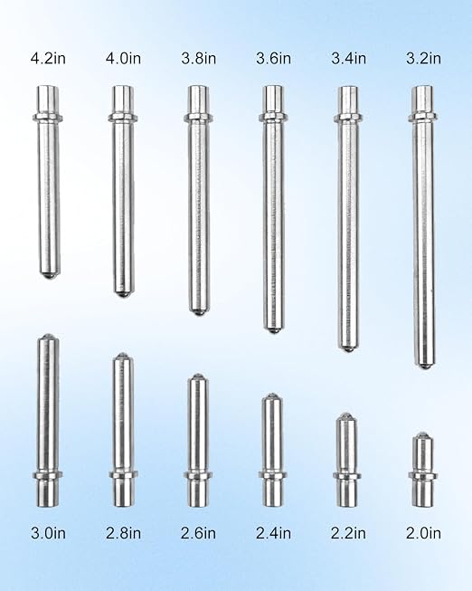 Dial Bore Gauge Set 2" - 6" (50-160mm) Dial Indicator Bore Gauge Range 0.001" Precision, Industrial Deep Engine Cylinder Measuring Tool with Carbide Anvils and Jewel Bearing, Silver Grey