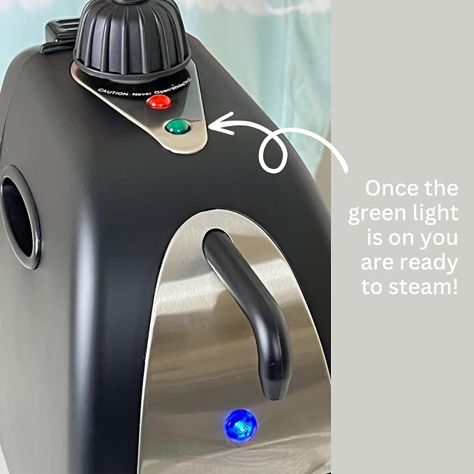 GemOro Jewelry Steam Cleaner | Black Diamond Brilliant Spa Personal Steam Cleaner | Professional Performance Machine for Rings Watches Glasses Earrings (Matte Black)