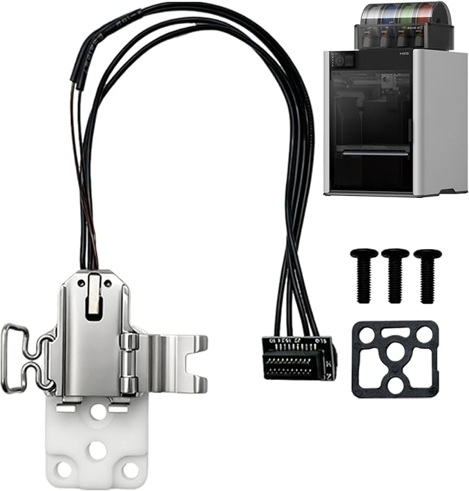 for Bambu Lab H2S Hotend Heating Assembly,Replacement Heater Unit with Thermal Insulation Pad, Ceramic Zirconia Base, Temp Resistant Up to 2300℃,Plug and Play – H2S Hotend Repair Part