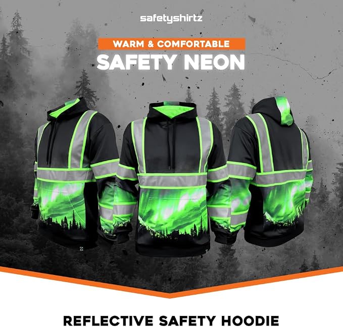 SafetyShirtz SS360 ANSI Class 3 Type R Graphic Hoodie