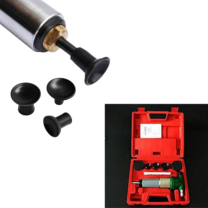 Universal Valve Grinding Tool, Air Engine Valve Grinder Pneumatic Engine Valve Lapping Grinding Tool Kit for Automobile Repairing