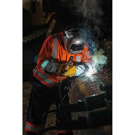 Jackson Safety PL280 Pipeline Welding Helmet - Shade 10 Flip Front Welding Hood - ANSI Z87.1 - Made in USA (Multiple Headgear Styles and Colors)