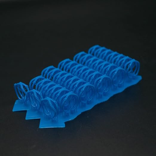 Siraya Tech Cast 3D Printer Resin Easier to Burn and Print Clean Burnout Great Smooth Surface High Resolution Castable 405nm UV-Curing Resin for Thicker Designs and Metal Parts (True Blue, 500g)