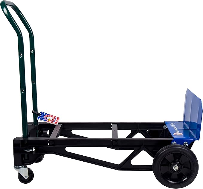 American Lifting 400 lb Capacity Ultra Lightweight Super Strong Nylon Convertible Hand Truck & Dolly