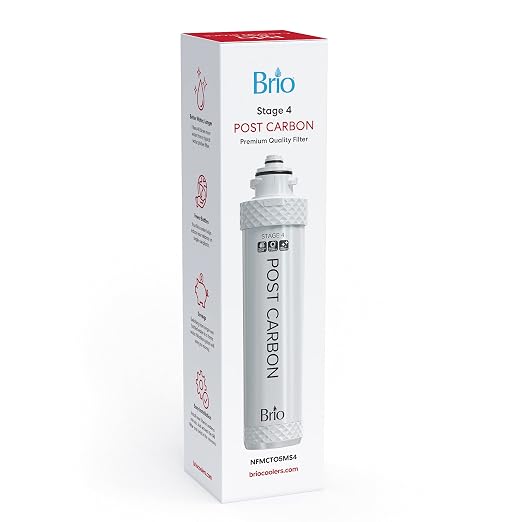 Brio Water Cooler Filter Replacement - Stage-4: Post Carbon - for models CLPOU320UVF4, CLPOU520UVF4, CLCTPOU720UVRO4B, CLPOU720UVRO4