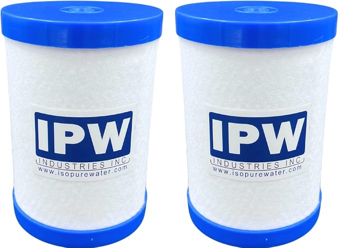 IPW Industries, Inc. - Hydro Guard CB6 Carbon Block Filter - 0.5 Micron Replacement for MP System and Whole House Water Filter Improvement (2-PACK)