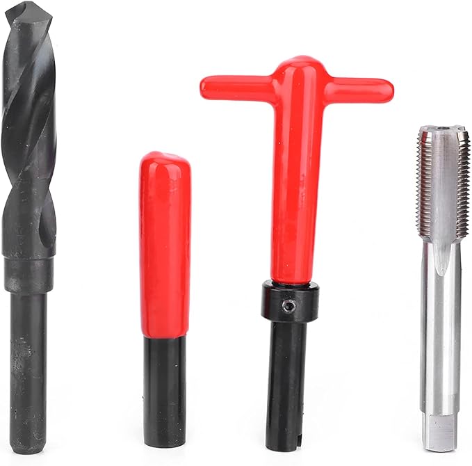 x1.5 Thread Repair Kit, High Strength Thread Repair 10Pcs | Thread Chaser Set, Stainless Steel, High Strength Thread Restoration