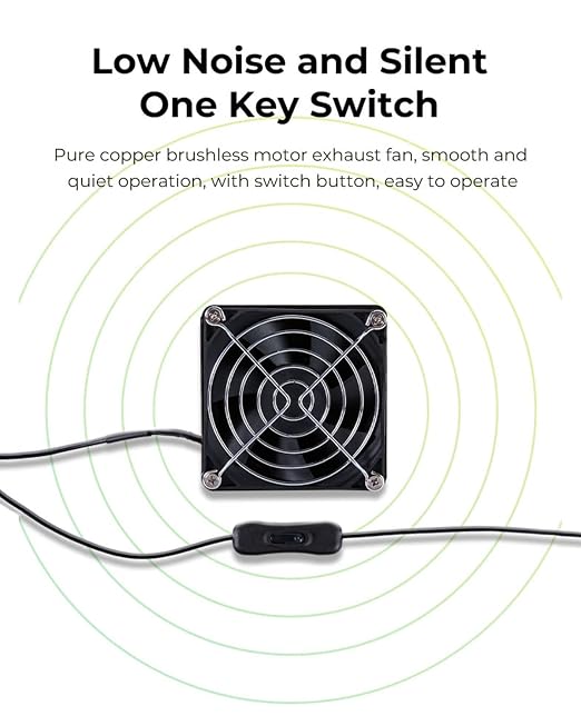 Creality Official Fan Extraction Kit for Ender Plus 3D Printer Enclosure with Fan Interface and Laser Engraver Enclosure