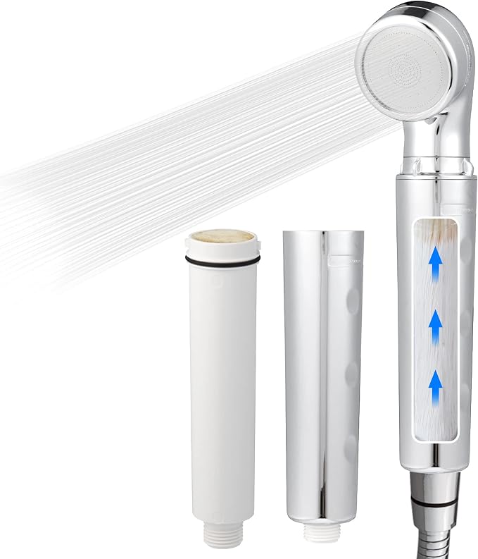 Legionela Shower Head Filter High Pressure Water Softer Filter | Removed 99.99999% of Harmful Substance(Plus chrome)