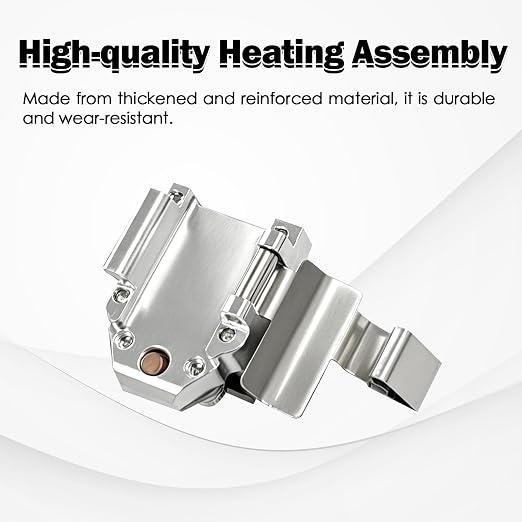 Hotend Heating Assembly Kit for AD5X Heat Resistant Heating Component with Base Clip Heater Cartridge Thermistor Temperature Sensor for Flashforge AD5X 3D Printer Accessories
