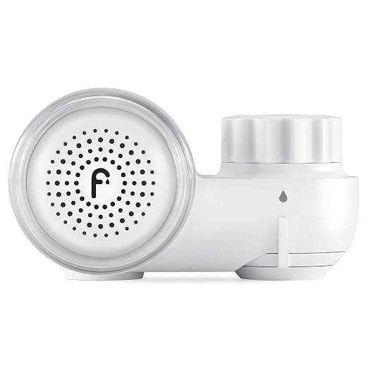 Filterbaby Skincare Filter 2.0, Bathroom Sink Filter Faucet for Skin Care | 99.9% Chlorine Removal - 0.000001 mm Carbon Fiber, Clinically Tested, Skin Hydration in 2 Weeks -(Pearlescent White)