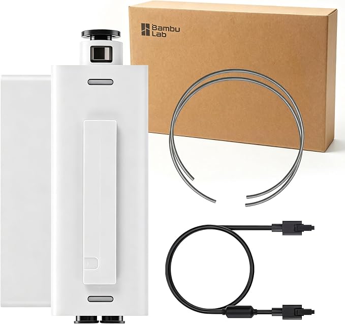 Original Bamboo AMS Hub for A1 A1 Mini,Connect Multiple AMS Units to Expand to 16 Filament Channels, Plug-and-Play AMS Expansion Hub Replace Filament Buffer for Multi-Color&Multi-Material 3D Printing