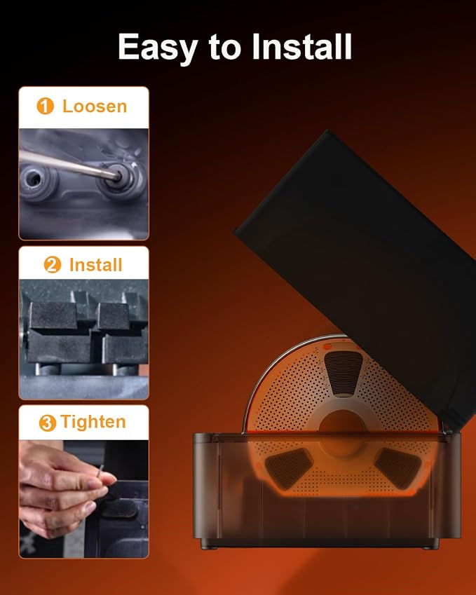 SUNLU Filament Dryer, AMS Heater, Compatible with Bambu Lab AMS 1.0, Enables Drying While Printing, Drying evenly & 70℃ Fast Heating, 4-roll Capacity (AMS Not Included)