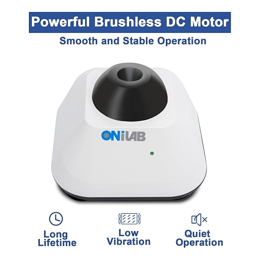 ONiLAB Mini Vortex Mixer with Touch Function, Lab Mixing, Nail Polish,Eyelash Adhesives and Acrylic Paints Mixing, Lab Vortexer with Sturdy Aluminum Cast Base，120pcs 7/32in Mixing Balls,Black