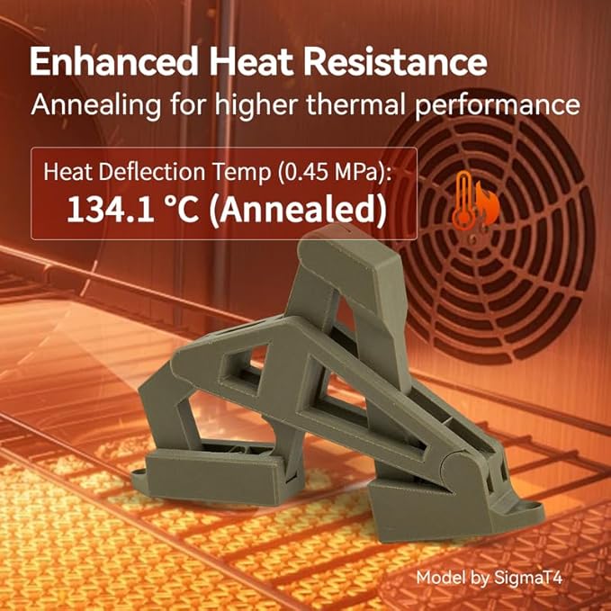 Siraya Tech Fibreheart PET-GF FDE Earth 3D Printing Filament, 1kg - 15% Glass Fiber Reinforced, Flat Dark Earth, UV Resistant, Low Moisture Absorption, High Strength for Industrial Applications